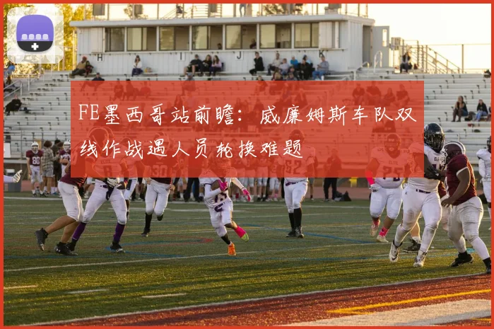 FE墨西哥站前瞻：威廉姆斯车队双线作战遇人员轮换难题